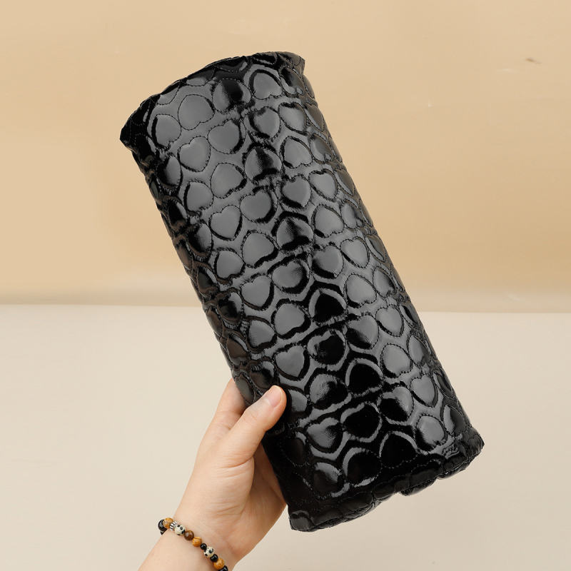 Piiriülene küünepadja tööriist südame poolringikujuline käepadi PU nahast näoarmukäepadja ülikond tolmukindel, eemaldatav ja pestav mugav