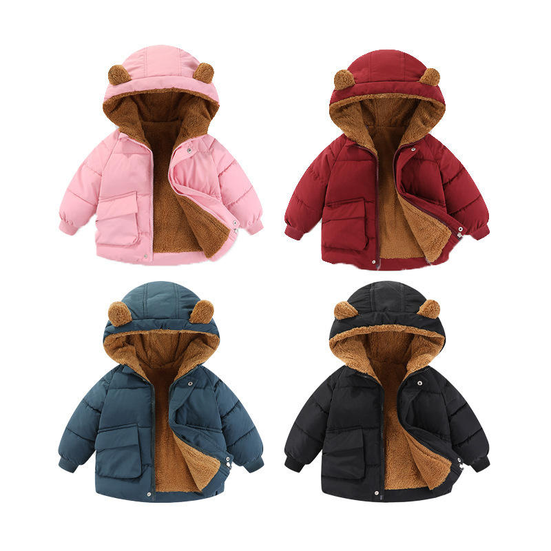 Dječja perjana jakna Nova jesenska i zimska dječja perjana jakna s pamučnom podstavom za dječake i djevojčice Dječja jakna u korejskom stilu s pamučnom podstavom Topla jakna