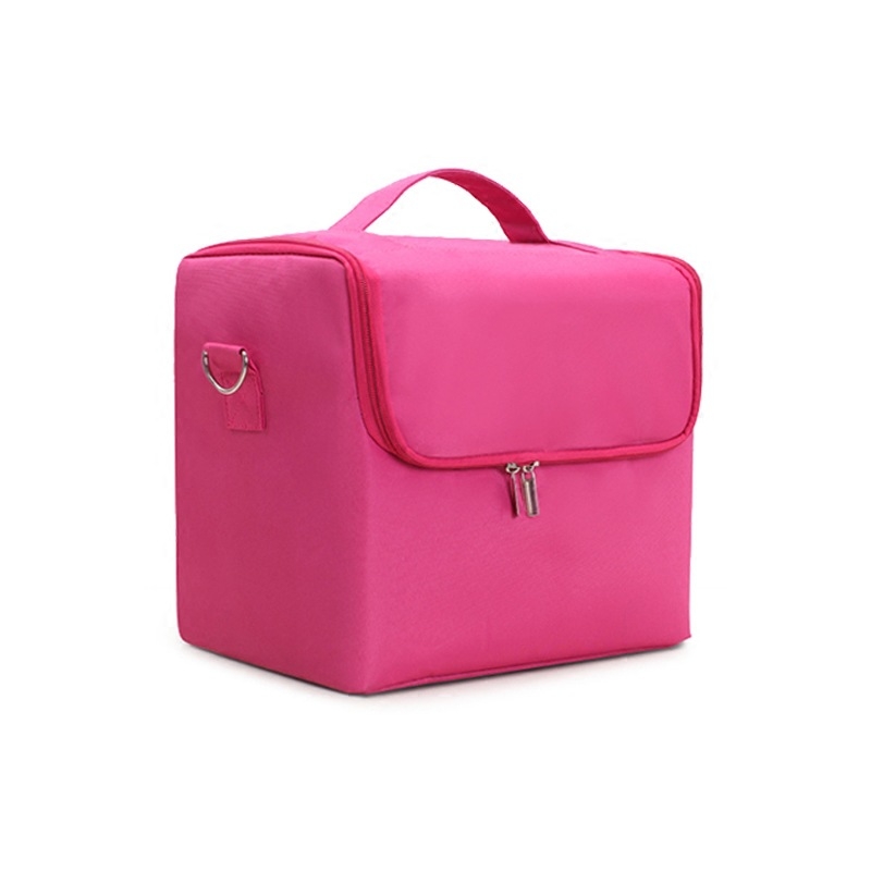 Kaasaskantav suure mahutavusega väike riidest kott tikkimisriistade kast küünekunsti ilusalongi meigi poolpüsiv hoiustuskosmeetikakott