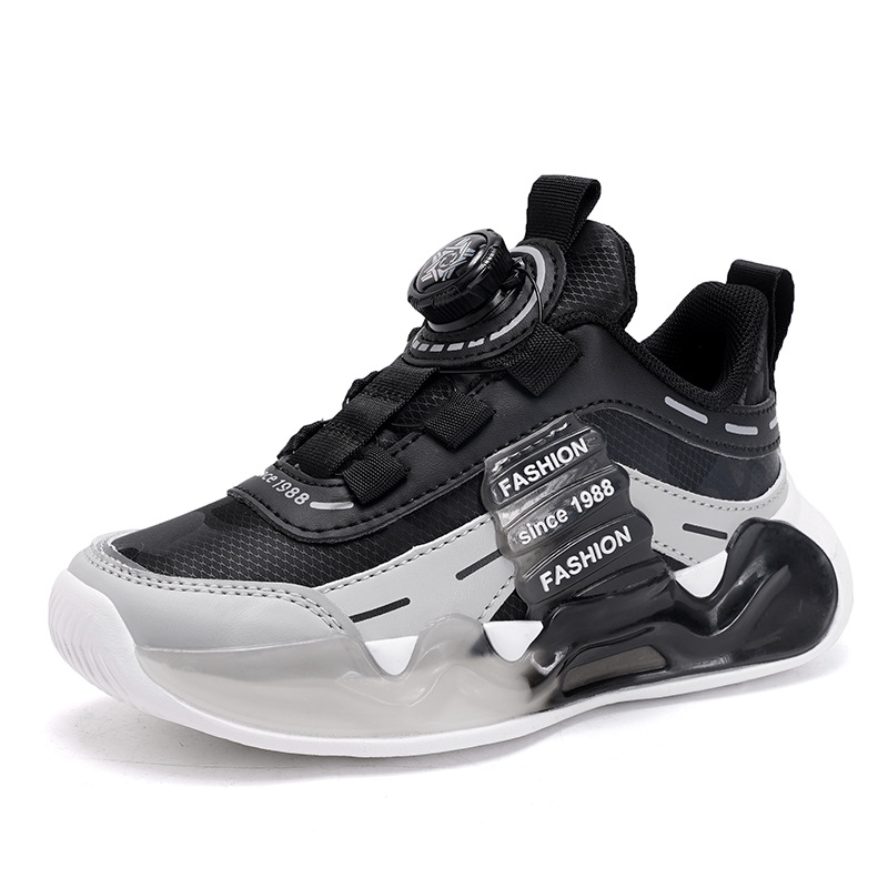 Poiste kingad 2024. aasta sügiseks uued laste pöörleva pandlaga libisemiskindlad tossud keskmistele ja suurtele poistele mõeldud nahast korvpallijalatsid