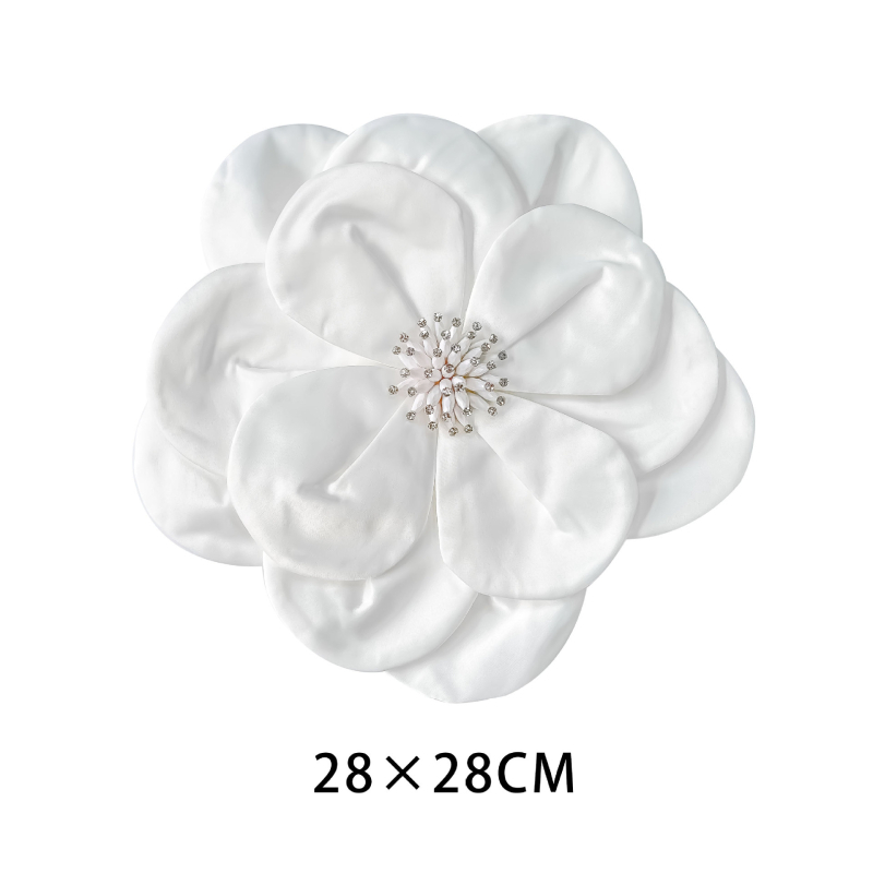 Tehase otsekangast liialdatud ühevärviline lillepeenraga dekoratiivne jakk kleitide aksessuaarid