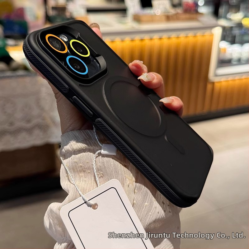 Pre Apple 16ProMax puzdro na mobilný telefón, dvojfarebné magnetické matné ochranné puzdro MagSafe pre iPhone 14