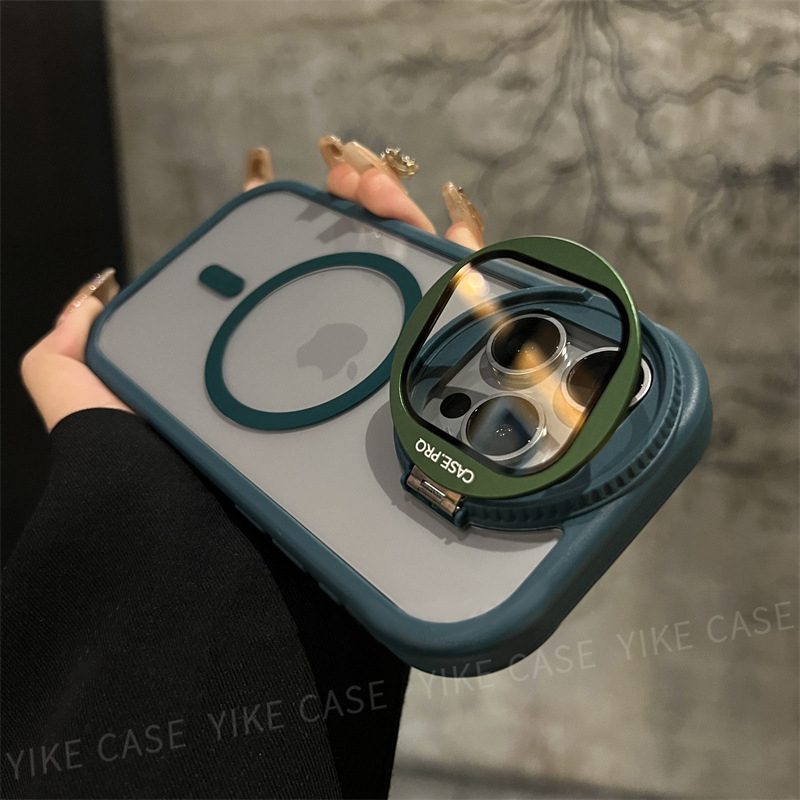 Piemērots iPhone 17 Pro Max telefona maciņam, lēcas vāciņa kronšteinam, caurspīdīgam, magnētiskam Apple 16 pretnodiluma aizsargvāciņam