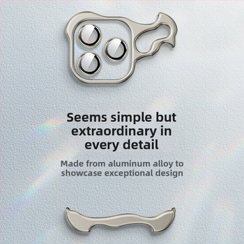 Sobib Apple 17Promaxi mobiiltelefoni ümbrisele, spetsiaalse kujuga metallist nurgapadjaga, kukkumisvastane iPhone 14, ääristeta 16E, objektiiv 5