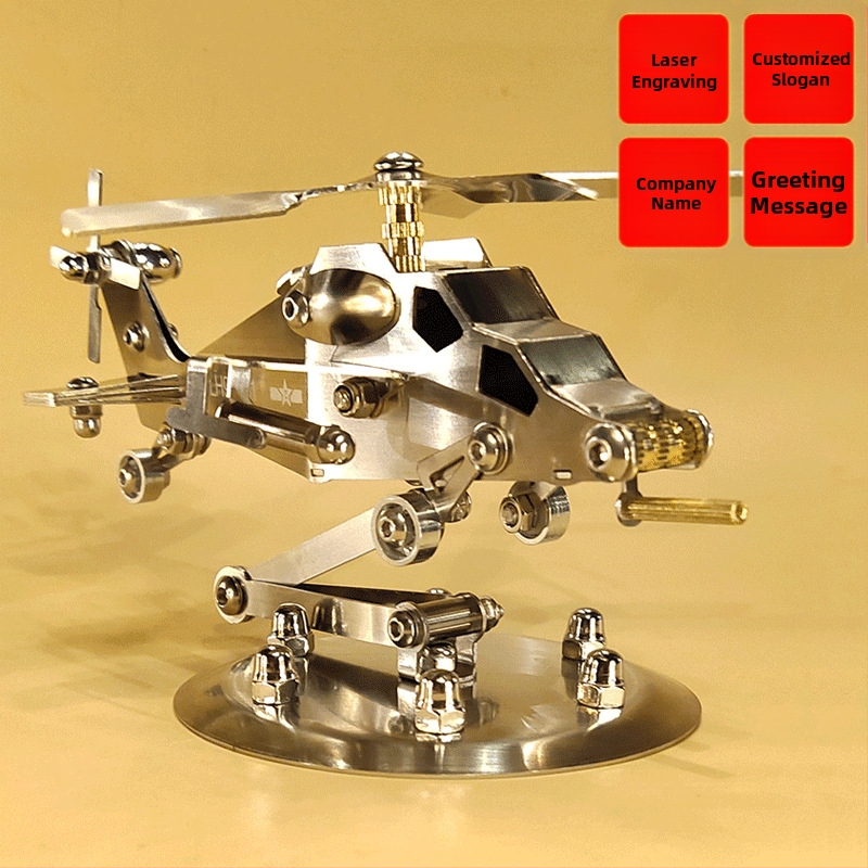 Roostevabast terase tootmine Metallist käsitöö Smg Wushi helikopteri vedur Raketi hävitaja Mudelibüroo