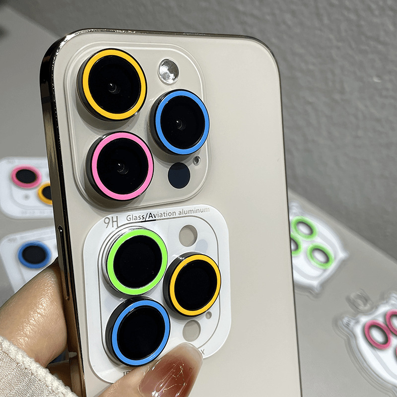 Apple 16Pro gaismas objektīva plēve iPhone 15/14 aizmugurējai kamerai HD kritienizturīga dopamīna plēve