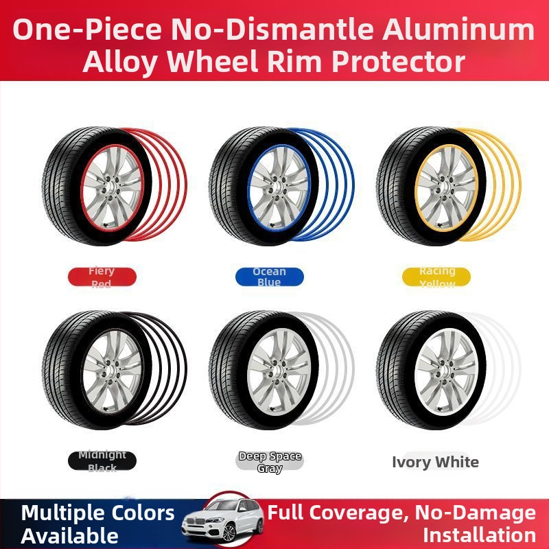 Защитна лента за главина на автомобилно колело, модифицирана декоративна лента за джанта на гуми, стикер за каросерия, лента против надраскване и сблъсък