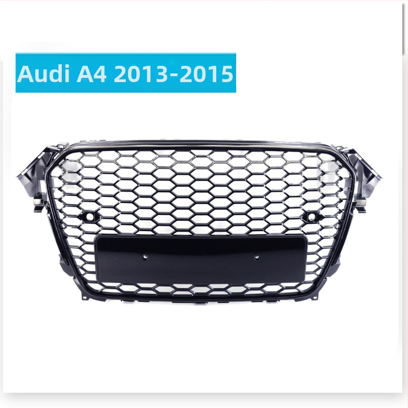 Sobib Audi China Net A4A3A5 modifitseeritud mustale China Net Modified RS esirea iluvõrele, esiküljele, tuulevõrk, Euroopa gabariidiga