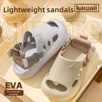 Laste sussid suvised uued stiilid poistele ja tüdrukutele beebisussid siseruumidesse libisemiskindlad laste Eva sandaalid
