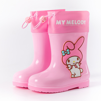 Sanrio veekindlad Beam Kulomi kevad- ja suvelapsed vihmakingad, lühikesed torud, libisemiskindlad, nelja aastaaja beebitüdrukute vihmasaapad