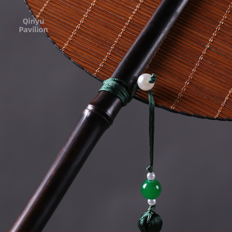 Vanaaegses stiilis lilla bambusest vöölehvik, kahepoolne grupilehvik, hiina stiilis pika käepidemega tutiga, lokkiv kokkupandav lehvik, klassikaline kaasaskantav vöölehvik