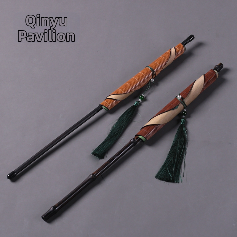 Vanaaegses stiilis lilla bambusest vöölehvik, kahepoolne grupilehvik, hiina stiilis pika käepidemega tutiga, lokkiv kokkupandav lehvik, klassikaline kaasaskantav vöölehvik