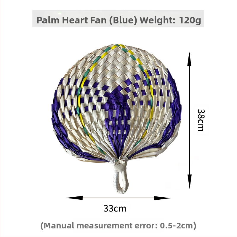 Hulgimüük õlgpalmi lehviku suvine fännikunst lahe hundinui lehe lehvik kootud käsitsi valmistatud kaasaskantav käsilehter seinale riputatav kaunistus