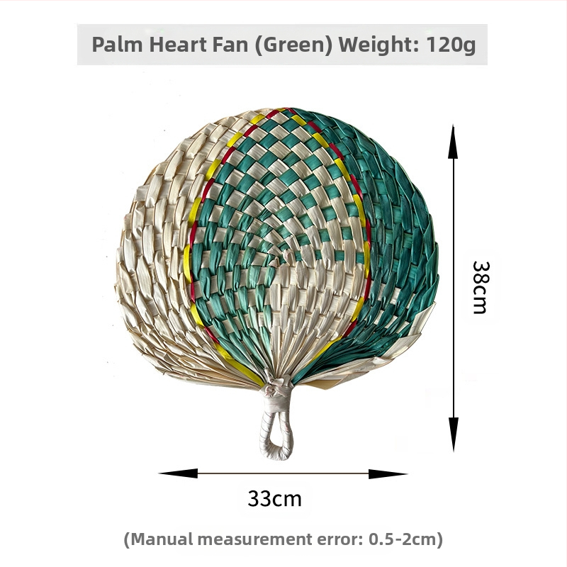 Hulgimüük õlgpalmi lehviku suvine fännikunst lahe hundinui lehe lehvik kootud käsitsi valmistatud kaasaskantav käsilehter seinale riputatav kaunistus