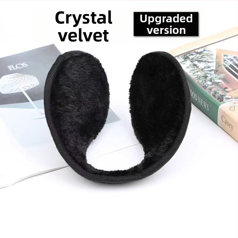 Наушници Плюшени наушници за мъже и жени Зимни задни носещи топли наушници Удебелени големи