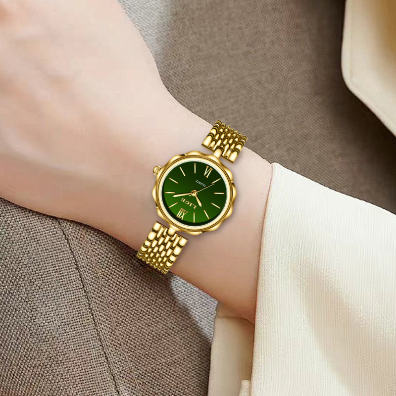 Uute moodsate, lihtsate, luksuslike, kompaktsete ja peente naistele mõeldud kellade piiriülene pakkumine koos uhkete ja temperamentsete kvartskelladega