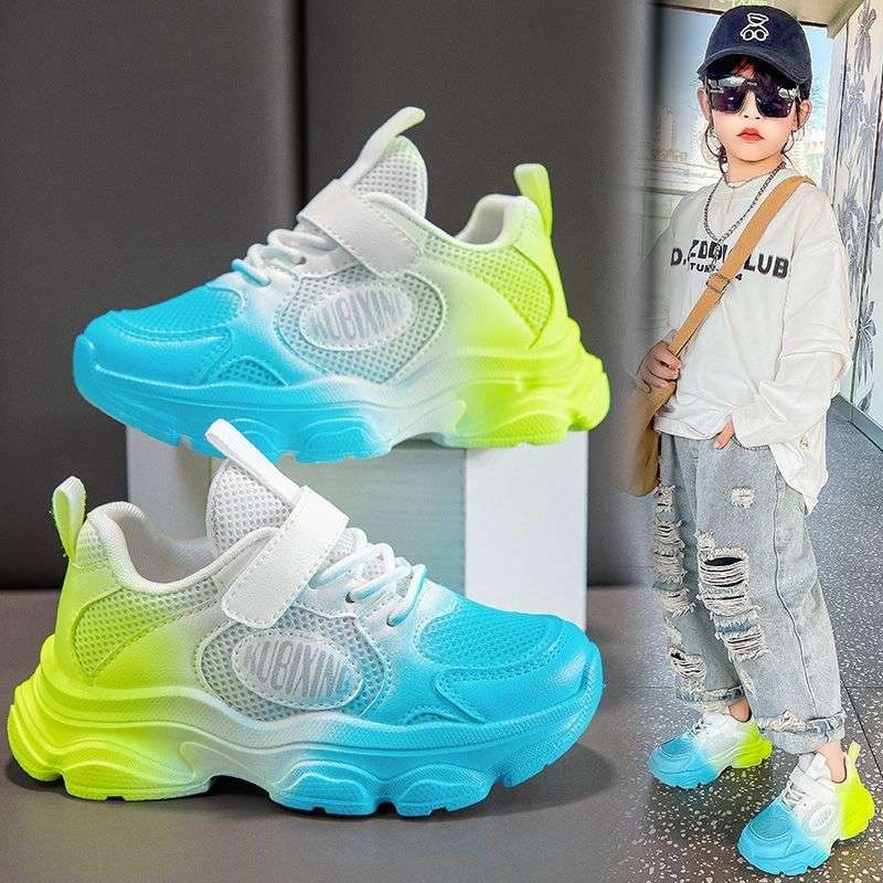 Tüdrukute kingad võrgust pehme tallaga Torre valged kingad uued 2025 laste kevad- ja sügiskingad hingavad jooksukatsed