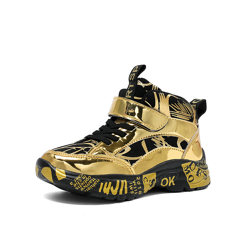 Poiste kingad, Poiste kõrged spordijalatsid, 6-12 aastat, Sügis ja talv, Uued nahkkattega laste jooksujalatsid, Kulumiskindlad