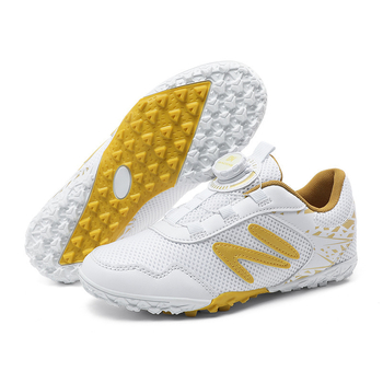 Užsienio prekyba 2024 m. vasara Nauji tinkliniai „Velcro“ treniruočių vaikams, nulūžusiems nagams, pradinės mokyklos mokinių varžybiniai sportbačiai su besisukančia sagtimi