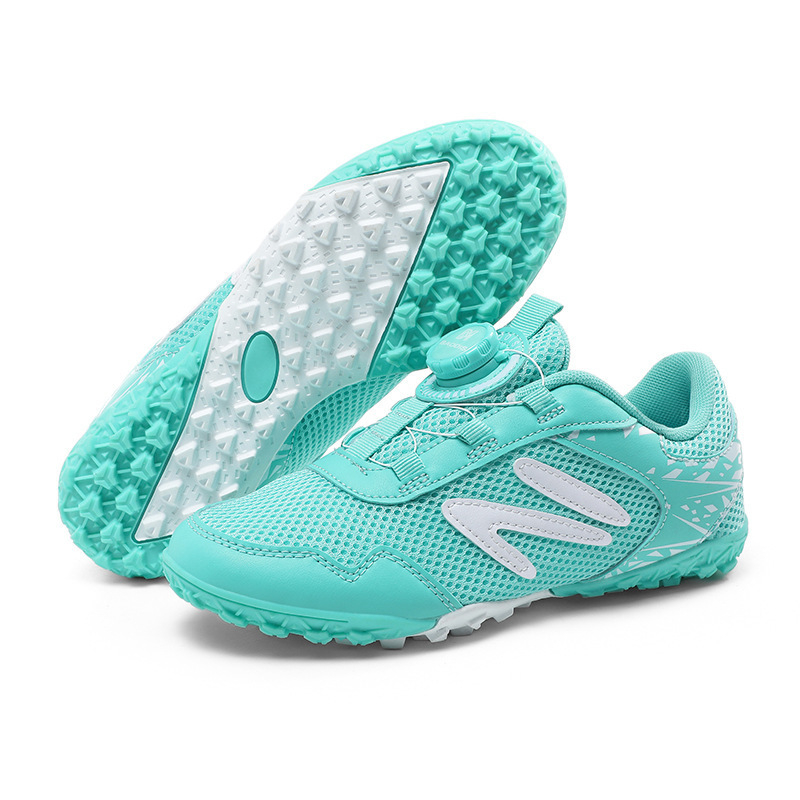 Užsienio prekyba 2024 m. vasara Nauji tinkliniai „Velcro“ treniruočių vaikams, nulūžusiems nagams, pradinės mokyklos mokinių varžybiniai sportbačiai su besisukančia sagtimi