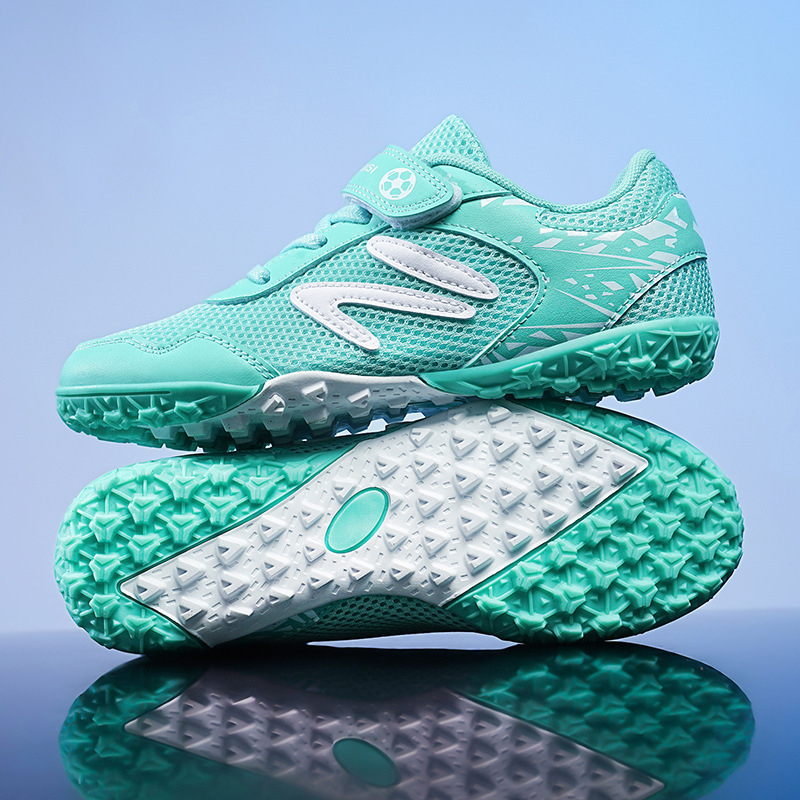 Užsienio prekyba 2024 m. vasara Nauji tinkliniai „Velcro“ treniruočių vaikams, nulūžusiems nagams, pradinės mokyklos mokinių varžybiniai sportbačiai su besisukančia sagtimi