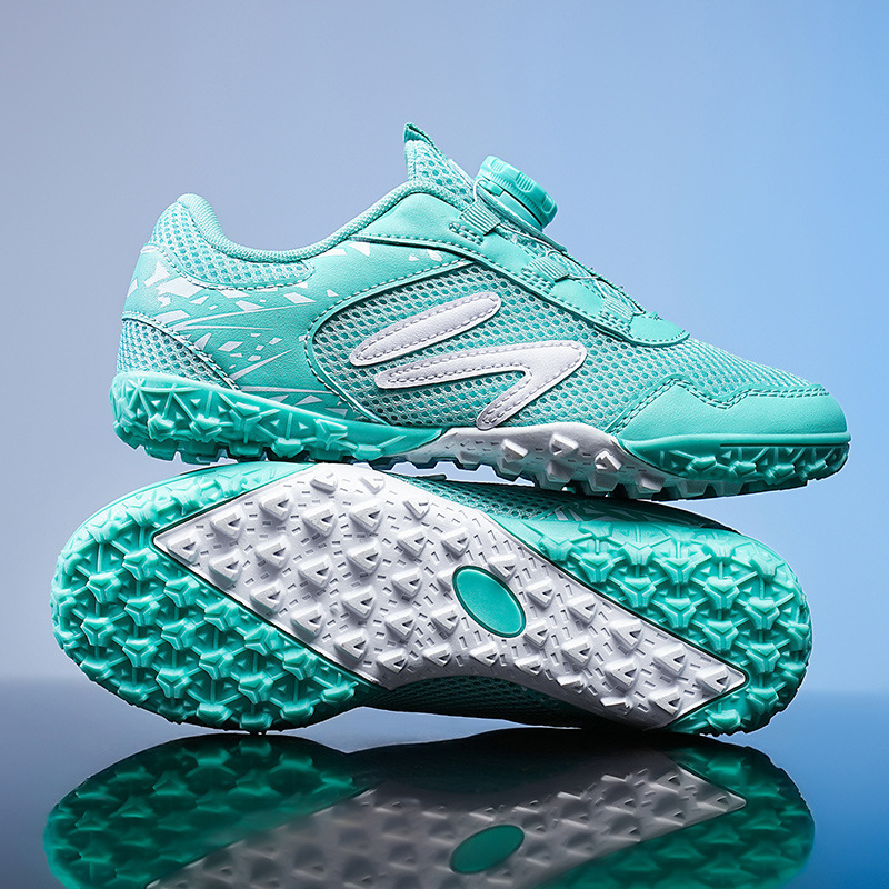 Užsienio prekyba 2024 m. vasara Nauji tinkliniai „Velcro“ treniruočių vaikams, nulūžusiems nagams, pradinės mokyklos mokinių varžybiniai sportbačiai su besisukančia sagtimi