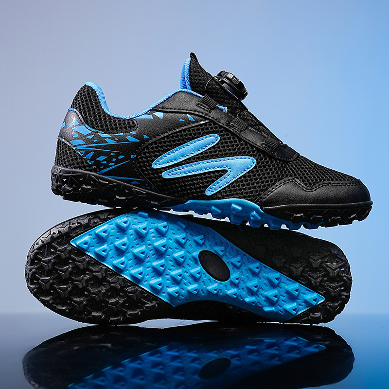 Užsienio prekyba 2024 m. vasara Nauji tinkliniai „Velcro“ treniruočių vaikams, nulūžusiems nagams, pradinės mokyklos mokinių varžybiniai sportbačiai su besisukančia sagtimi