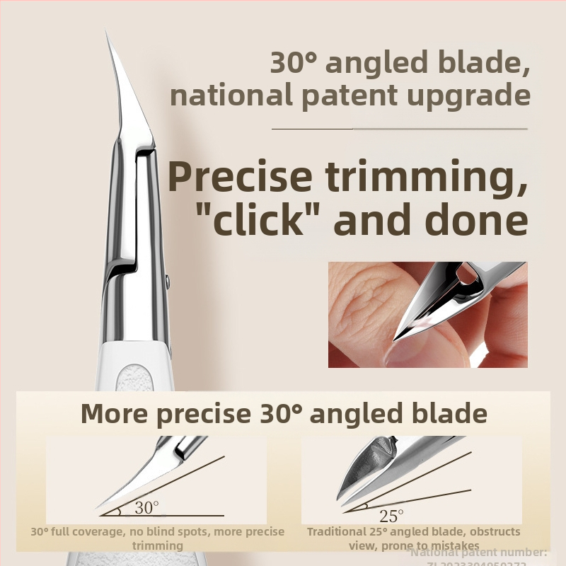 Нокторезачка за единични нокти, специална нокторезачка за нокътни жлебове, подходяща за нокторезачка за наклонен педикюр, нокторезачка за олекранон