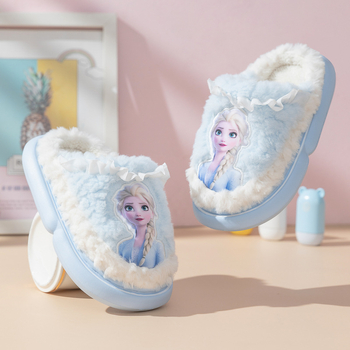 Külmutatud printsess Aisha tüdrukute laste puuvillased sussid, sitt tunne, vabaaja kodu, libisemiskindlad pehme põhjaga puuvillased sussid, hulgimüük