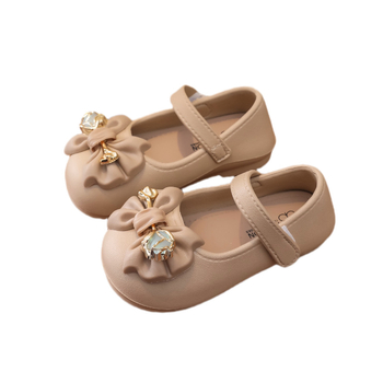 Bērnu pupiņu formas apavi meitenēm 2025. gada pavasara un rudens modeļiem, jauni, neslīdoši, mīksti, apakšā esoši mazuļu princeses apavi, moderni, personalizēti ārzemju stilā