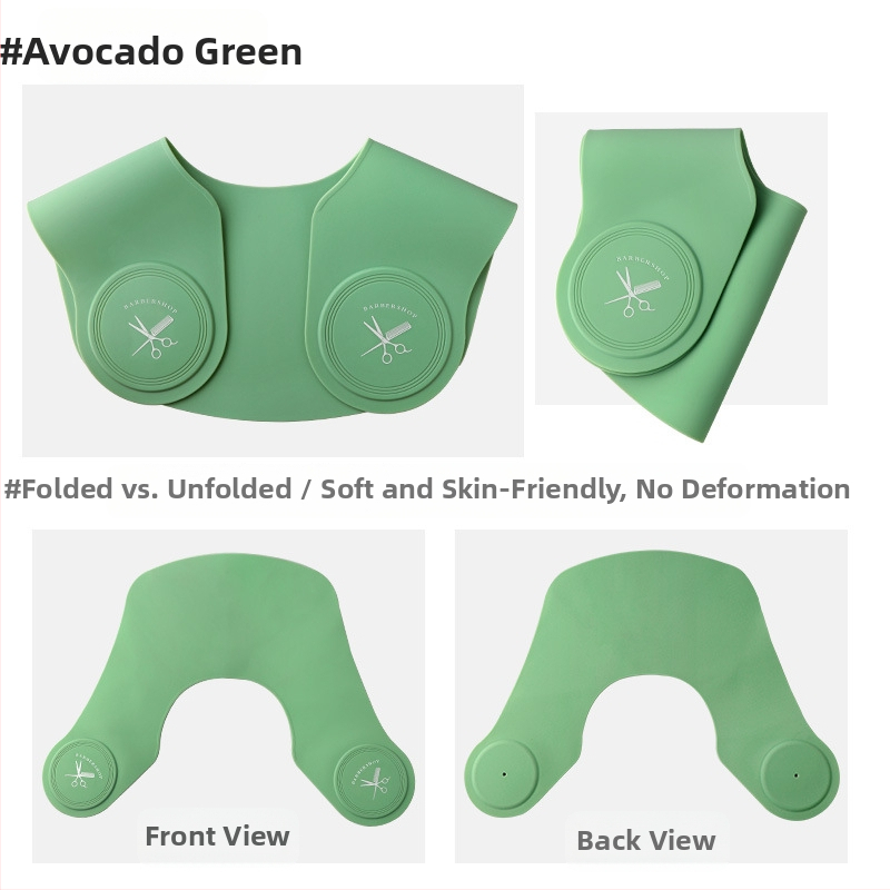 Ramenná podložka na strihanie vlasov, kadernícka podložka, farbenie a žehlenie vlasov, silikónová šatka do kaderníctva, vlasová šatka proti rozbitiu, kadernícke produkty