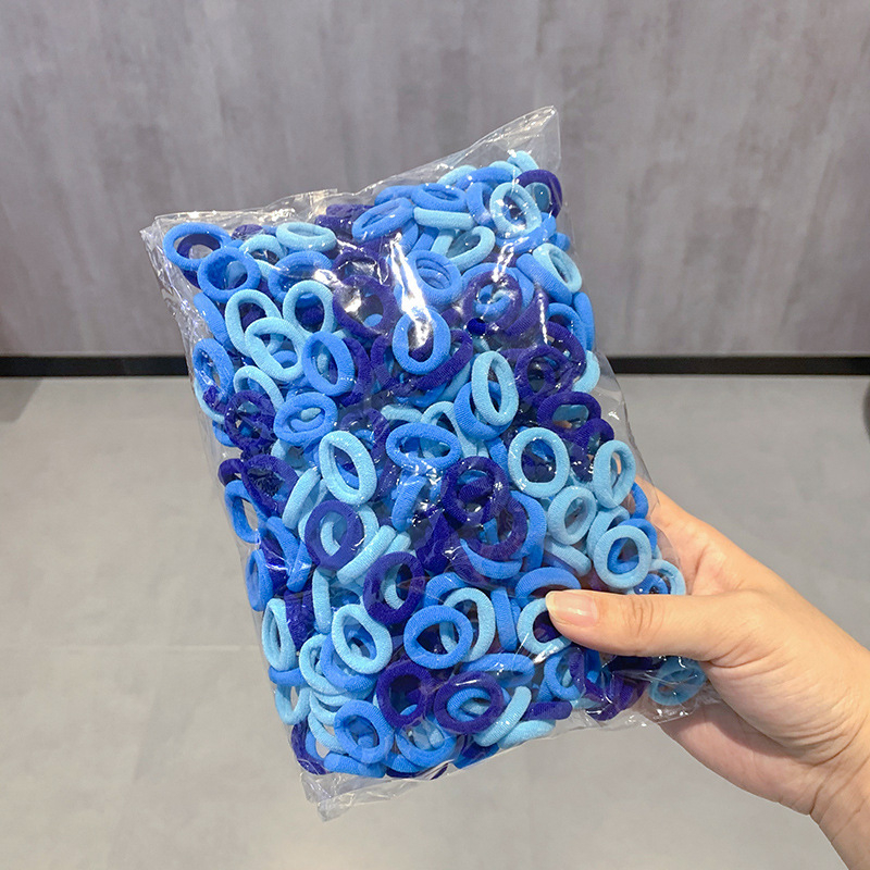 600 laste juuksekummi, pöidla suurused väikesed rõngad, suure elastsusega, õmblusteta ja peanahale õrnad, beebirätiku rõngad, printsessikujulised kummirõngad