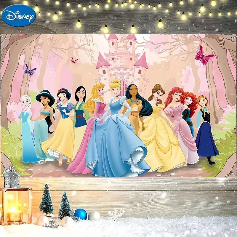 Väliskaubandus Amazoni peo taustfotograafia sünnipäevapeo fotobänner printsess koomiksianimatsioon