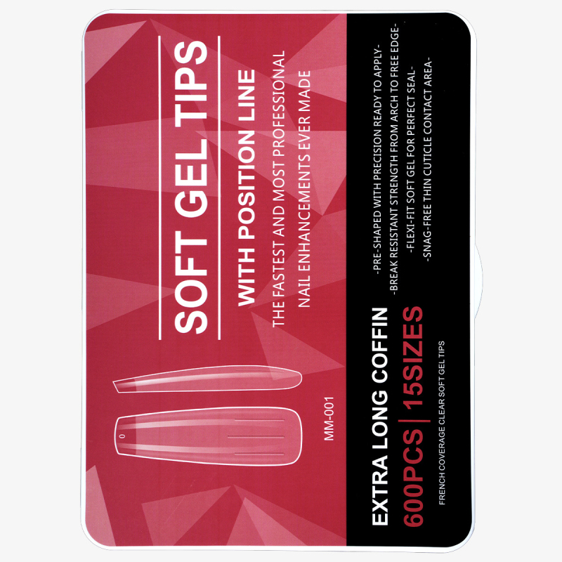 Piiriülesed populaarsed maniküüriplaastrid, kantavad pikendused, õmblusteta läbipaistvad mandlikujulised ruudukujulised trapetsikujulised õhukesed kunstküüned