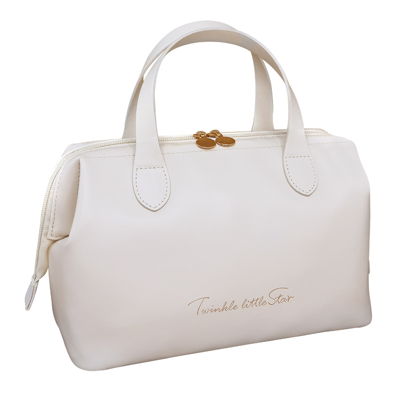 Uus prantsusepärane kerge luksuslik kaasaskantav kosmeetikakott, reisimiseks mõeldud kaasaskantav, väärtuslik ja suure mahutavusega kosmeetikakott