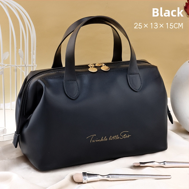 Uus prantsusepärane kerge luksuslik kaasaskantav kosmeetikakott, reisimiseks mõeldud kaasaskantav, väärtuslik ja suure mahutavusega kosmeetikakott