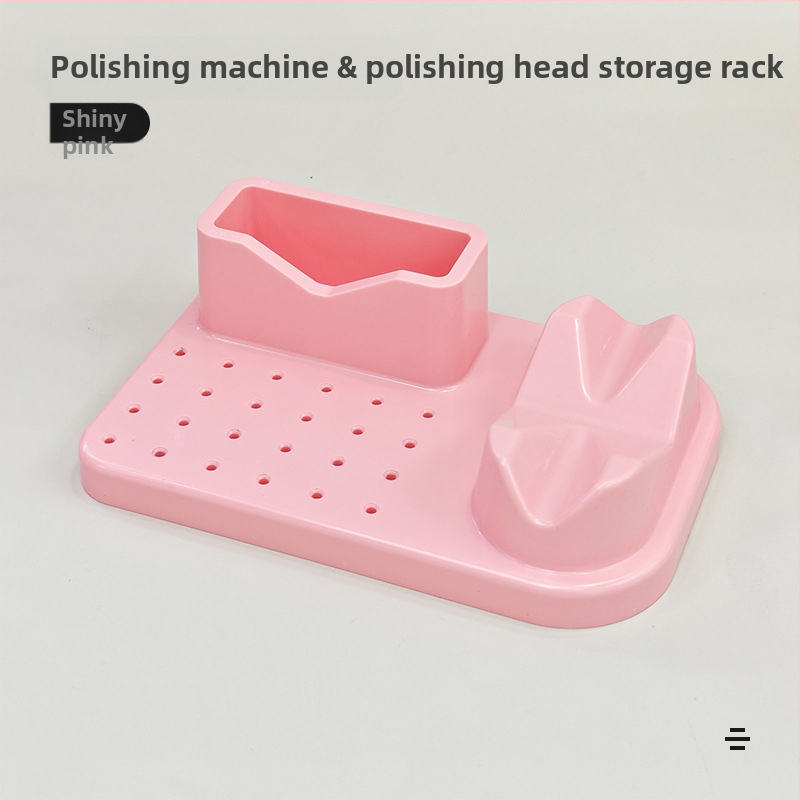 Piiriülene veski paigutuse näidiku riiul lihvimispea puuriterade korraldaja kast maniküüri tööriistad maniküüri hoiukarp lihvimispea