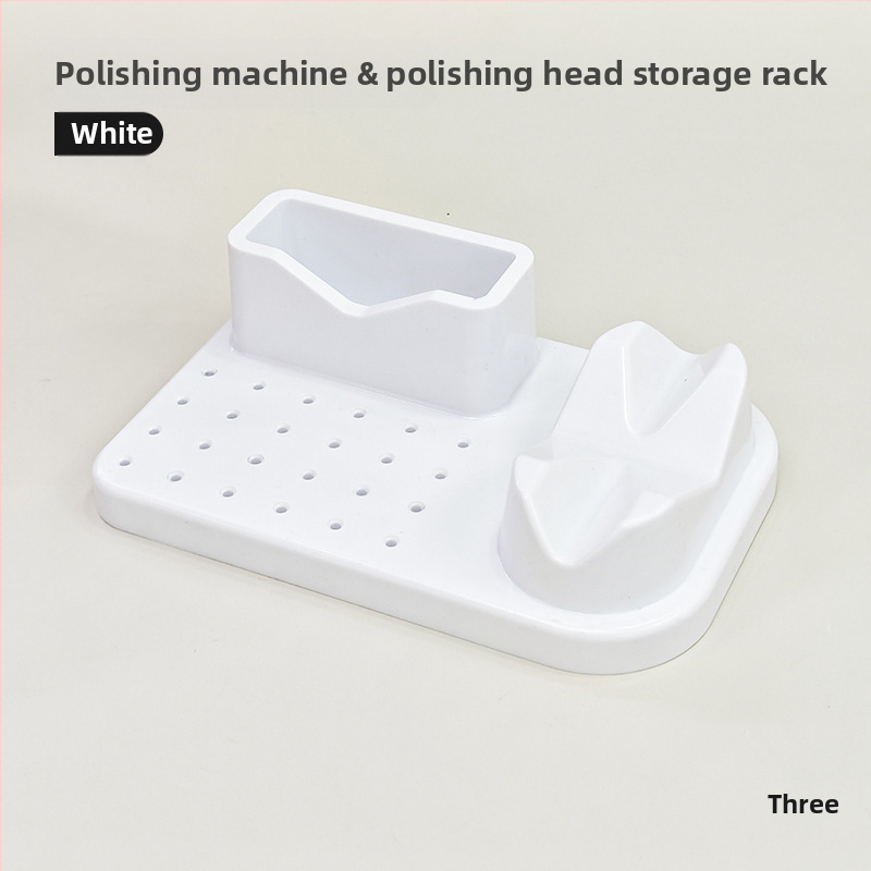 Piiriülene veski paigutuse näidiku riiul lihvimispea puuriterade korraldaja kast maniküüri tööriistad maniküüri hoiukarp lihvimispea