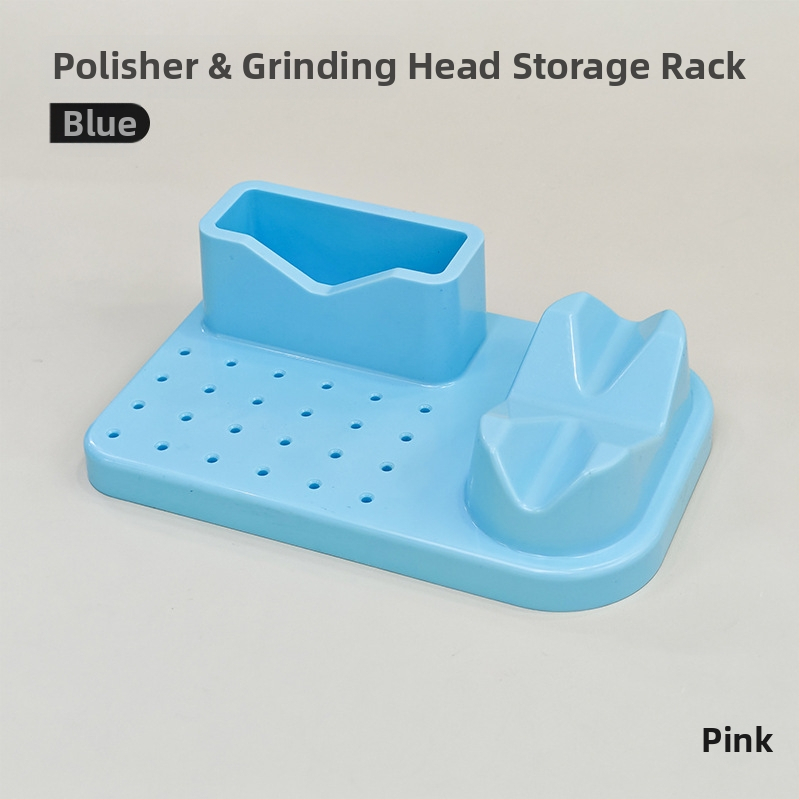 Piiriülene veski paigutuse näidiku riiul lihvimispea puuriterade korraldaja kast maniküüri tööriistad maniküüri hoiukarp lihvimispea