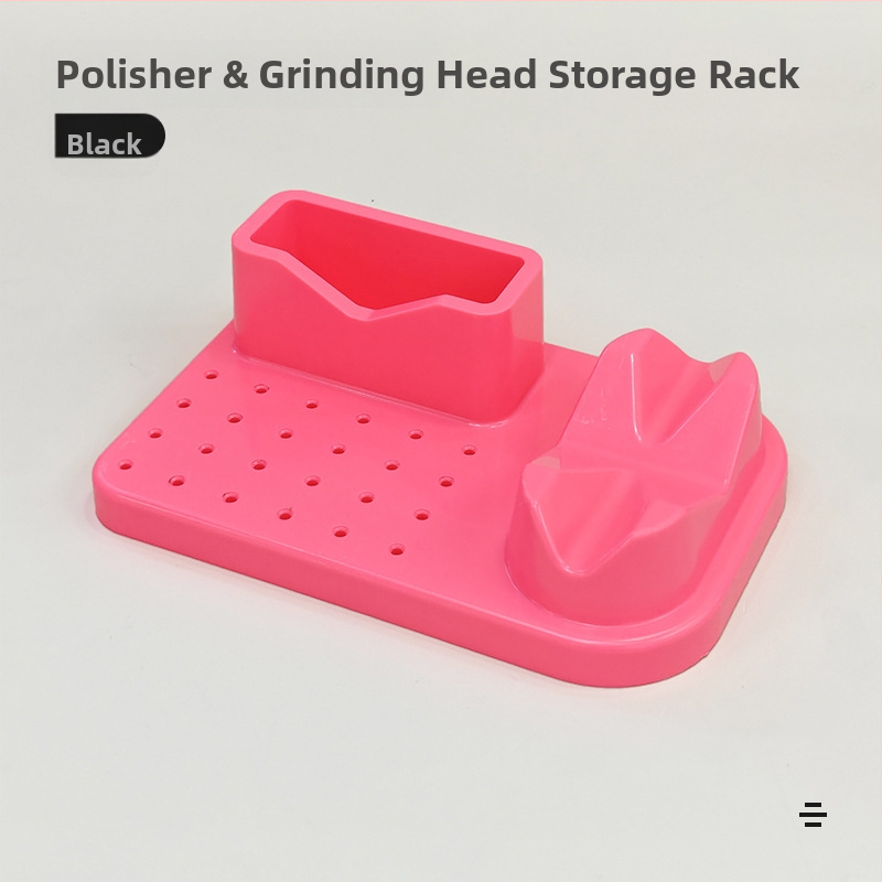 Piiriülene veski paigutuse näidiku riiul lihvimispea puuriterade korraldaja kast maniküüri tööriistad maniküüri hoiukarp lihvimispea