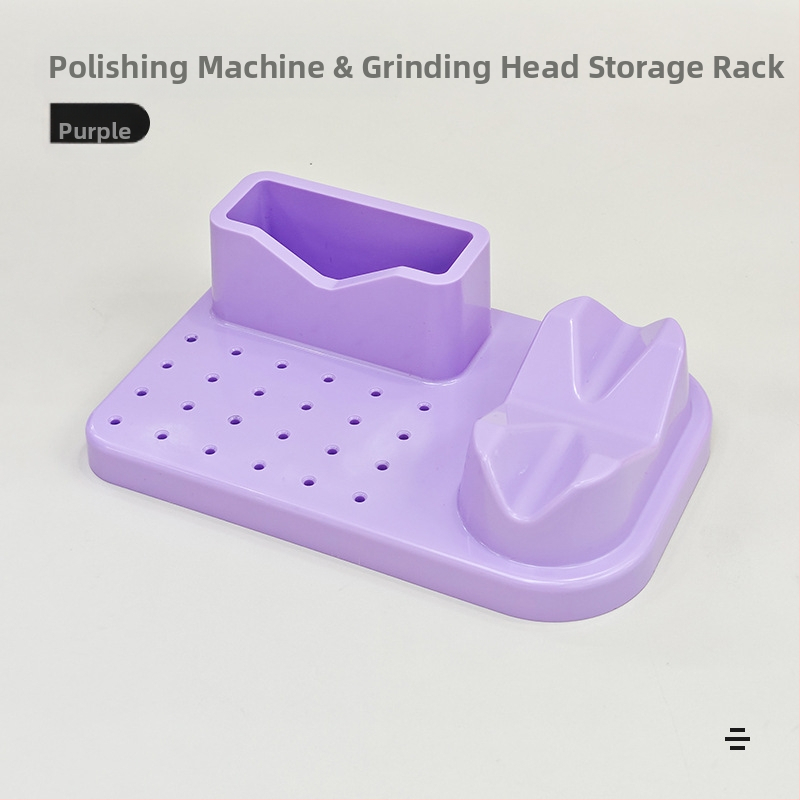 Piiriülene veski paigutuse näidiku riiul lihvimispea puuriterade korraldaja kast maniküüri tööriistad maniküüri hoiukarp lihvimispea