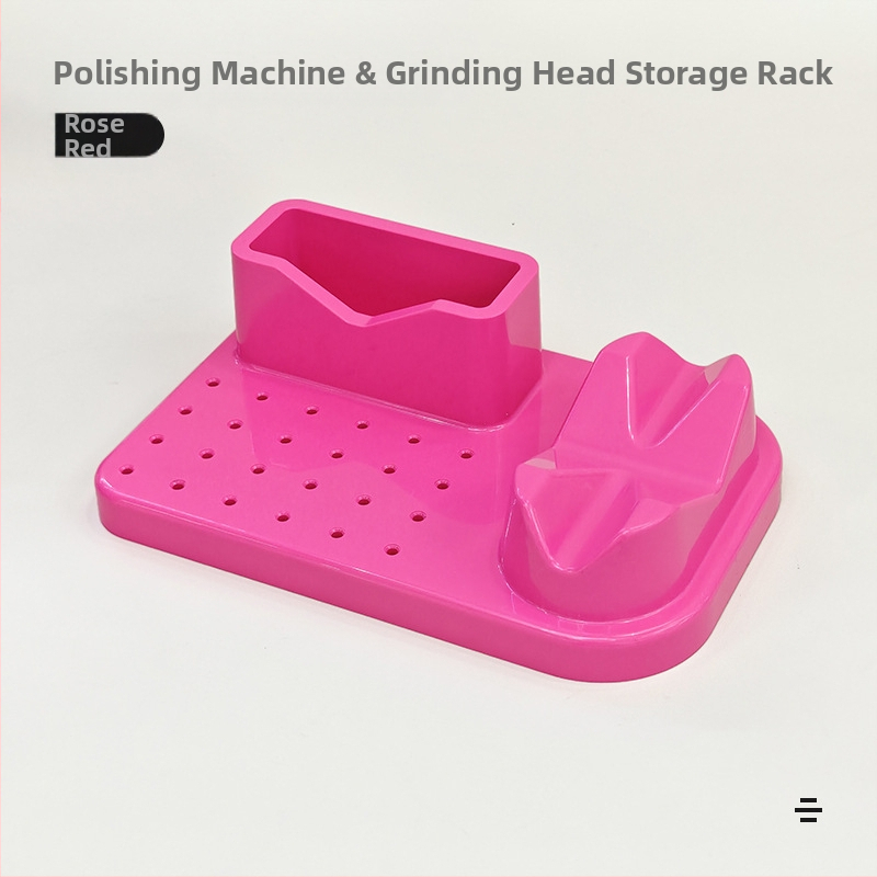 Piiriülene veski paigutuse näidiku riiul lihvimispea puuriterade korraldaja kast maniküüri tööriistad maniküüri hoiukarp lihvimispea