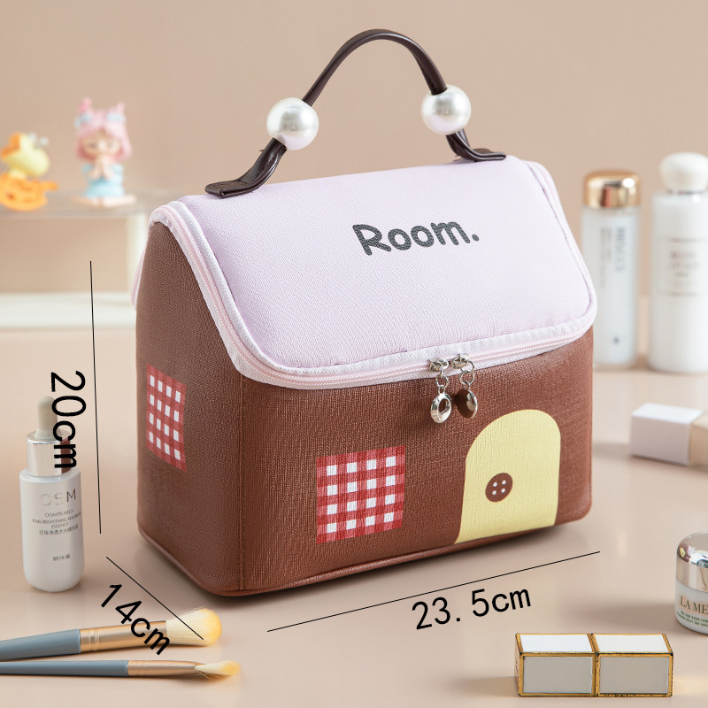 Armas maja kosmeetikakott suure mahutavusega pehme kaasaskantav hoiukott kõrge ilu reisikott kaasaskantav hoiukott