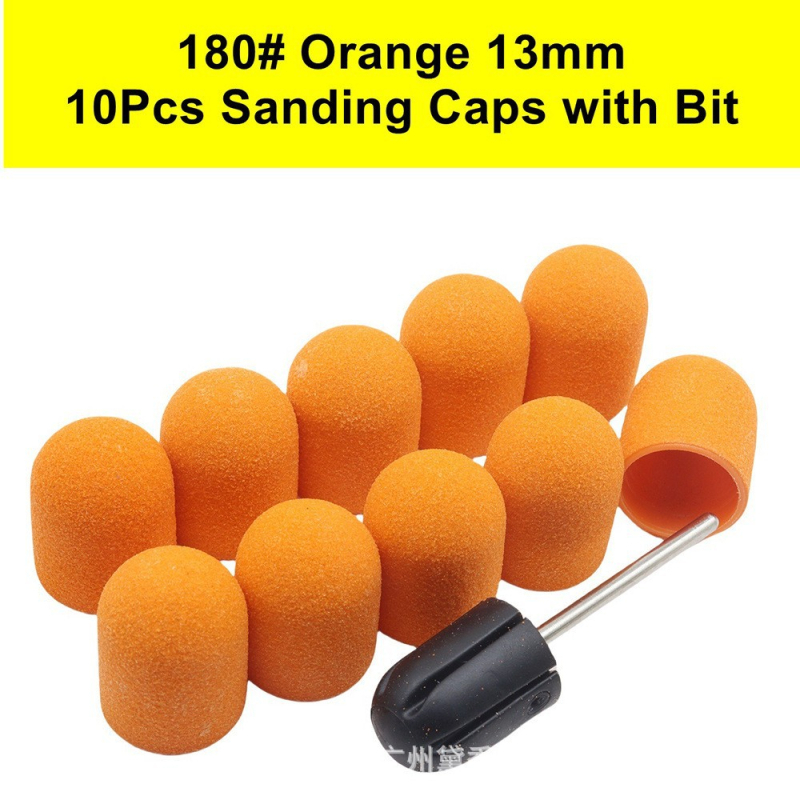 Kvaliteetne piiriülene poleerimispea, lihvimismüts, pediküür surnud naha konnasilmade eemaldamiseks, maniküüri poleerimislihv, trumlivõll, poleerimislihvimütsi komplekt