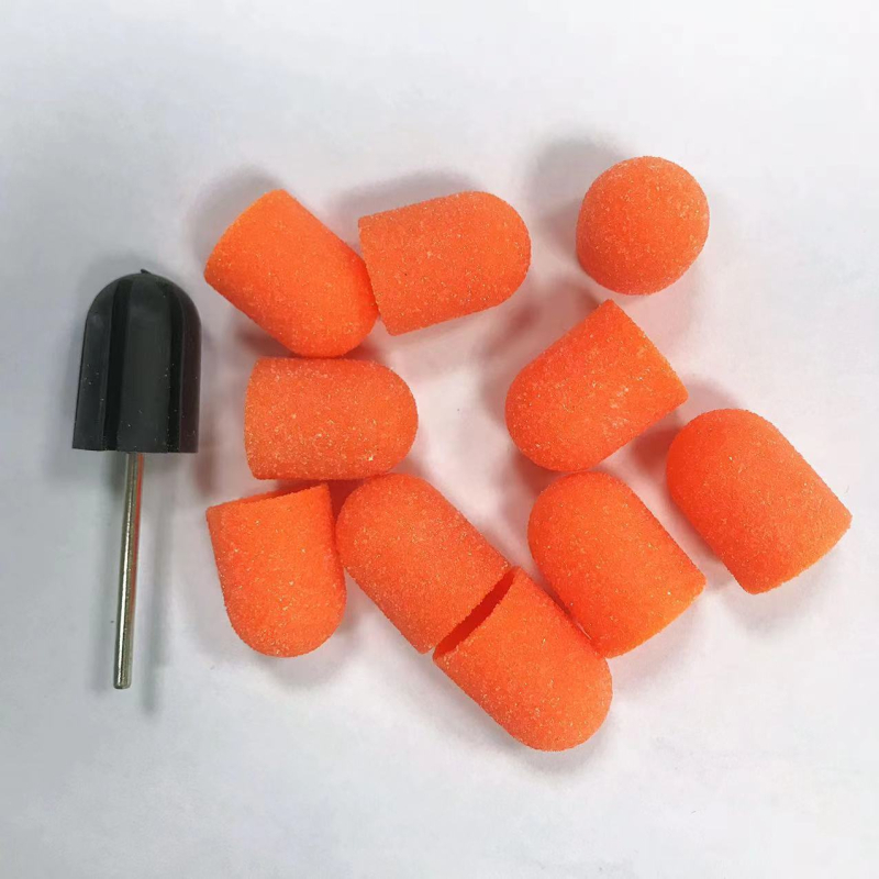 Kvaliteetne piiriülene poleerimispea, lihvimismüts, pediküür surnud naha konnasilmade eemaldamiseks, maniküüri poleerimislihv, trumlivõll, poleerimislihvimütsi komplekt