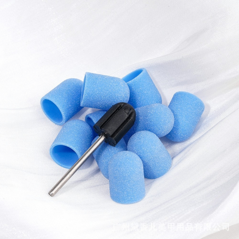 Kvaliteetne piiriülene poleerimispea, lihvimismüts, pediküür surnud naha konnasilmade eemaldamiseks, maniküüri poleerimislihv, trumlivõll, poleerimislihvimütsi komplekt