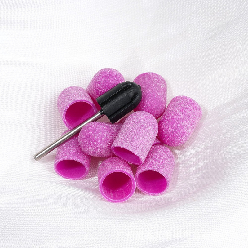 Kvaliteetne piiriülene poleerimispea, lihvimismüts, pediküür surnud naha konnasilmade eemaldamiseks, maniküüri poleerimislihv, trumlivõll, poleerimislihvimütsi komplekt