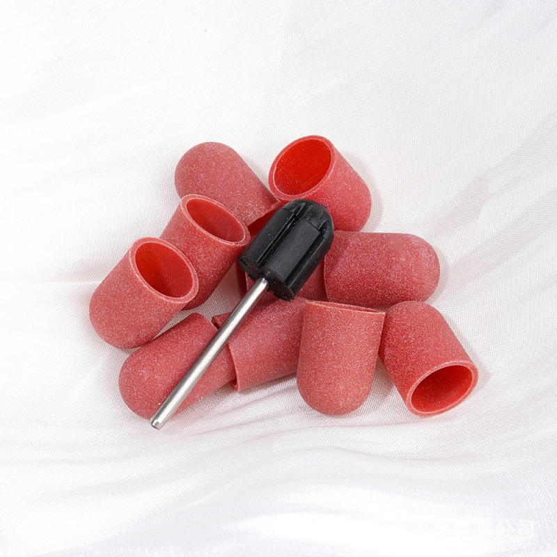 Kvaliteetne piiriülene poleerimispea, lihvimismüts, pediküür surnud naha konnasilmade eemaldamiseks, maniküüri poleerimislihv, trumlivõll, poleerimislihvimütsi komplekt