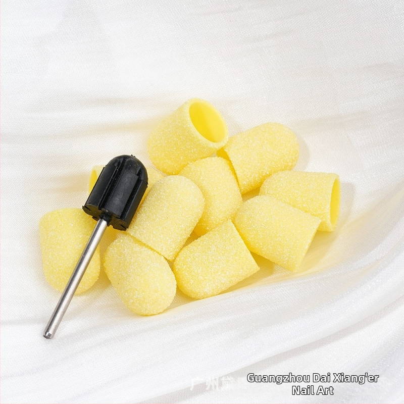 Kvaliteetne piiriülene poleerimispea, lihvimismüts, pediküür surnud naha konnasilmade eemaldamiseks, maniküüri poleerimislihv, trumlivõll, poleerimislihvimütsi komplekt