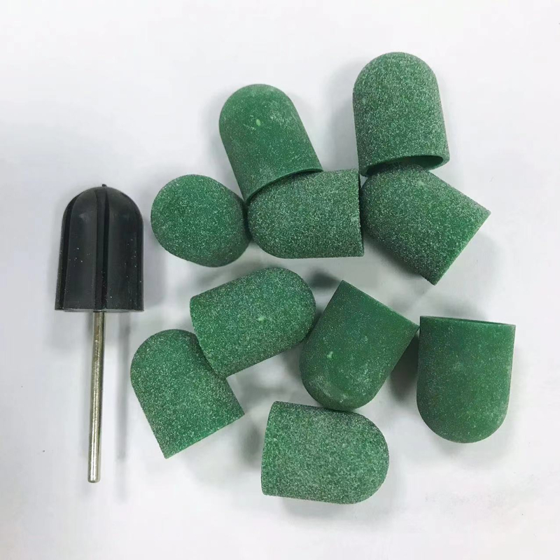 Kvaliteetne piiriülene poleerimispea, lihvimismüts, pediküür surnud naha konnasilmade eemaldamiseks, maniküüri poleerimislihv, trumlivõll, poleerimislihvimütsi komplekt